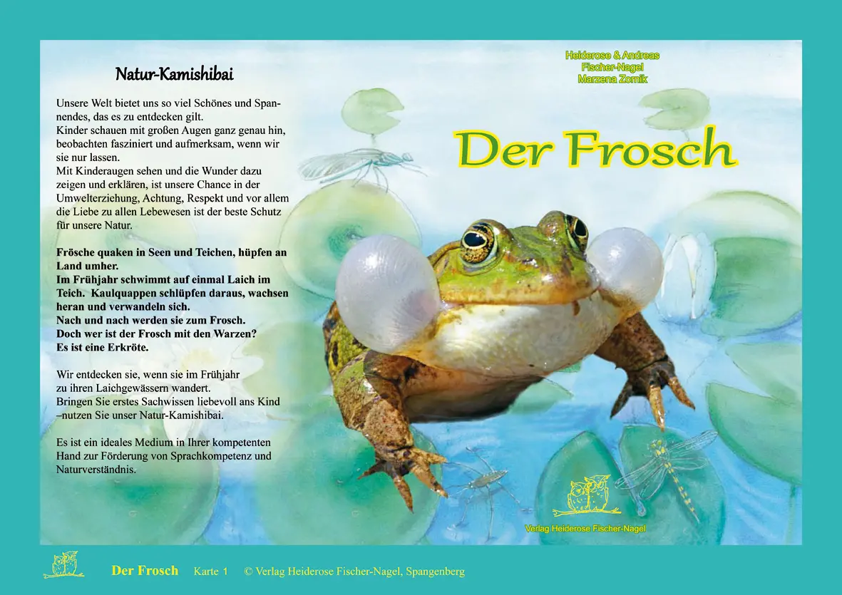 Cover: 9783930038701 | Natur-Kamishibai - Der Frosch | Heiderose Fischer-Nagel (u. a.) | Buch