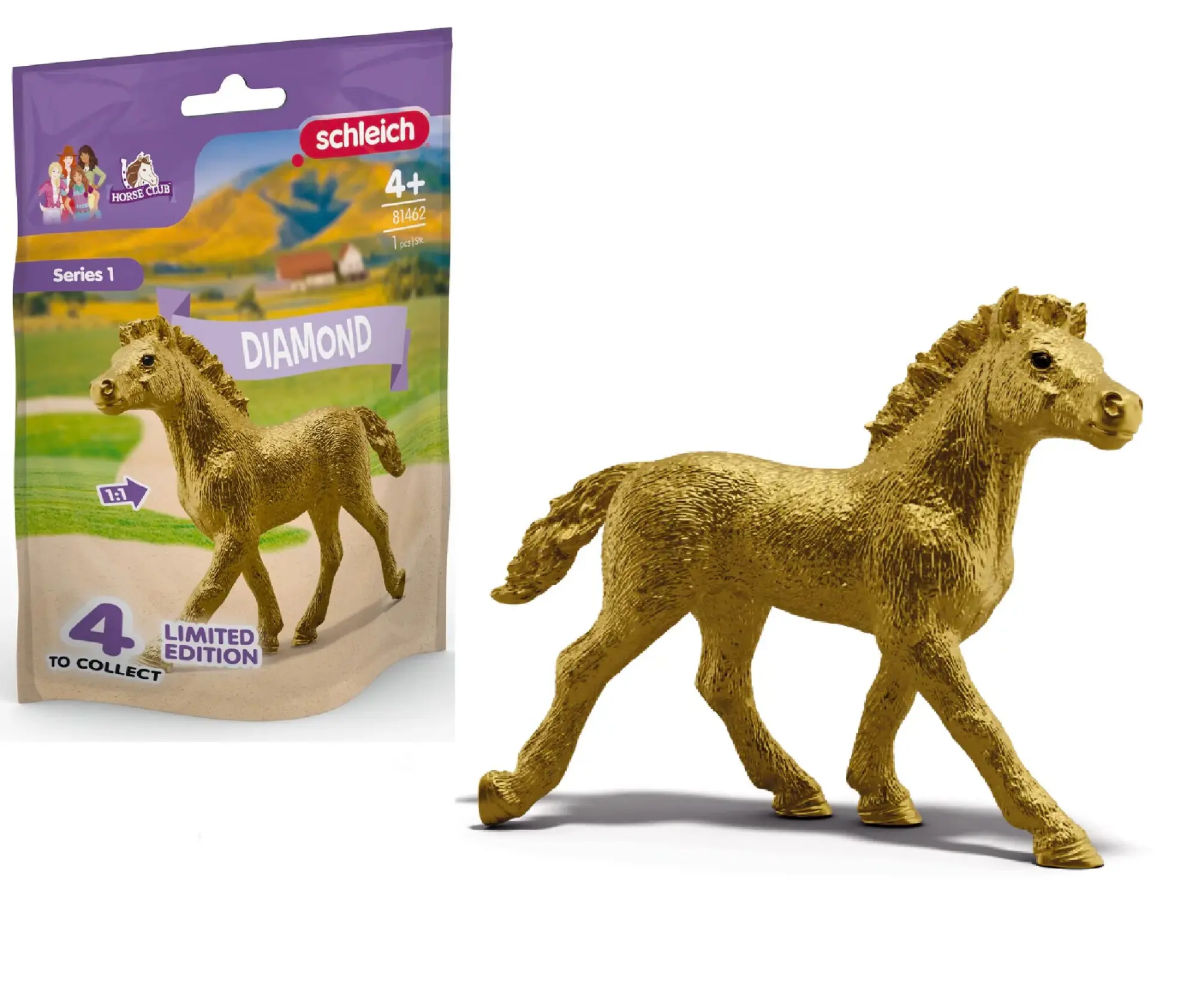 Cover: 4069111128801 | Schleich 81462 - Horse Club, Diamond, Sammelfohlen mit...