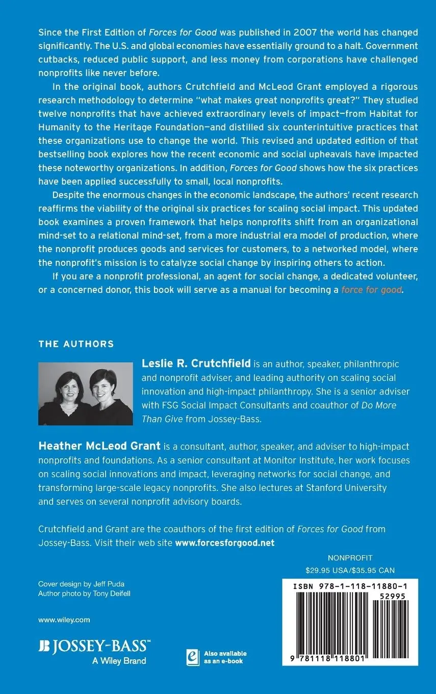 Rückseite: 9781118118801 | Forces for Good | Leslie R Crutchfield (u. a.) | Buch | 464 S. | 2012
