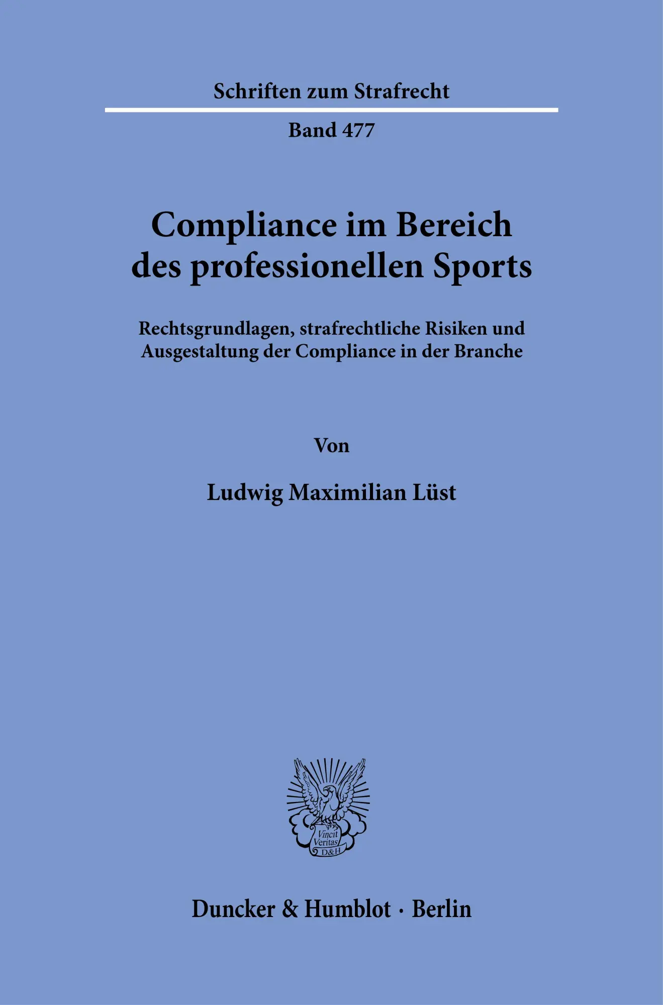 Compliance im Bereich des professionellen Sports