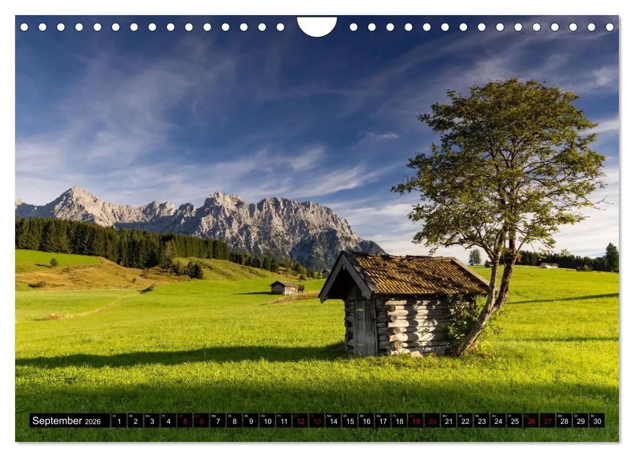 Bild: 9783457358801 | Werdenfelser Land (Wandkalender 2026 DIN A4 quer), CALVENDO...
