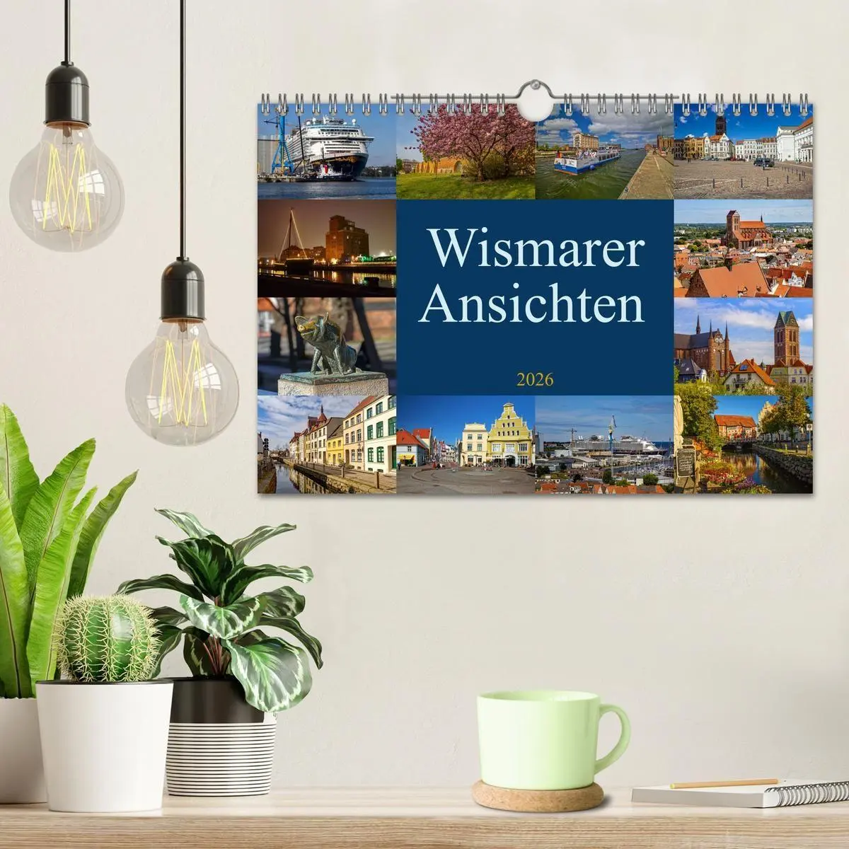 Bild: 9783516068801 | Wismarer Ansichten 2026 (Wandkalender 2026 DIN A4 quer), CALVENDO...