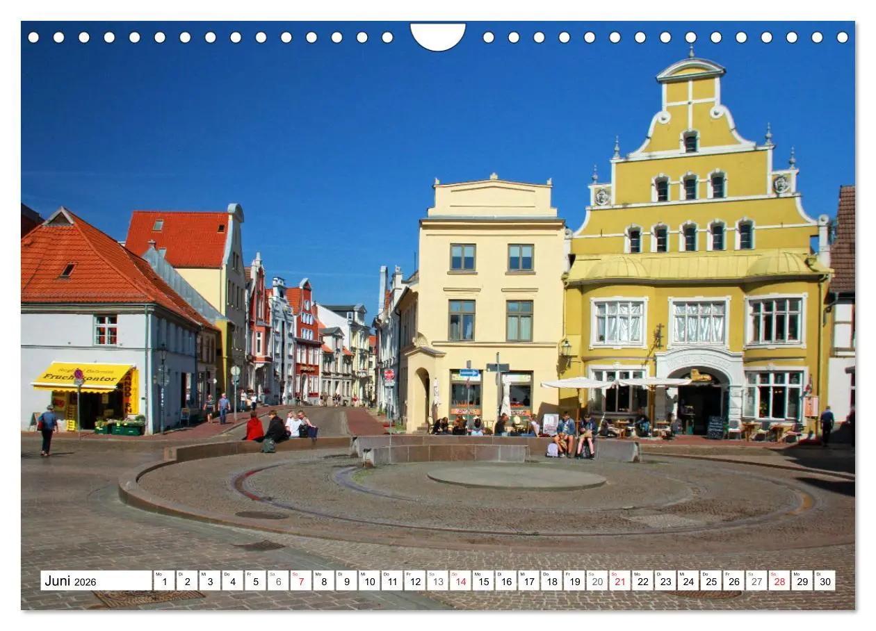 Bild: 9783516068801 | Wismarer Ansichten 2026 (Wandkalender 2026 DIN A4 quer), CALVENDO...