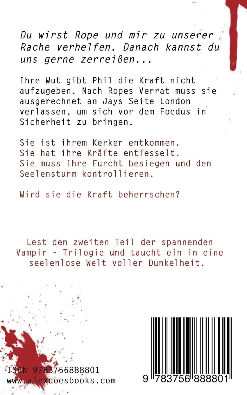 Rückseite: 9783756888801 | Unheiliges Blut - Von Vampiren beschützt | Alexandra de Leeuw | Buch