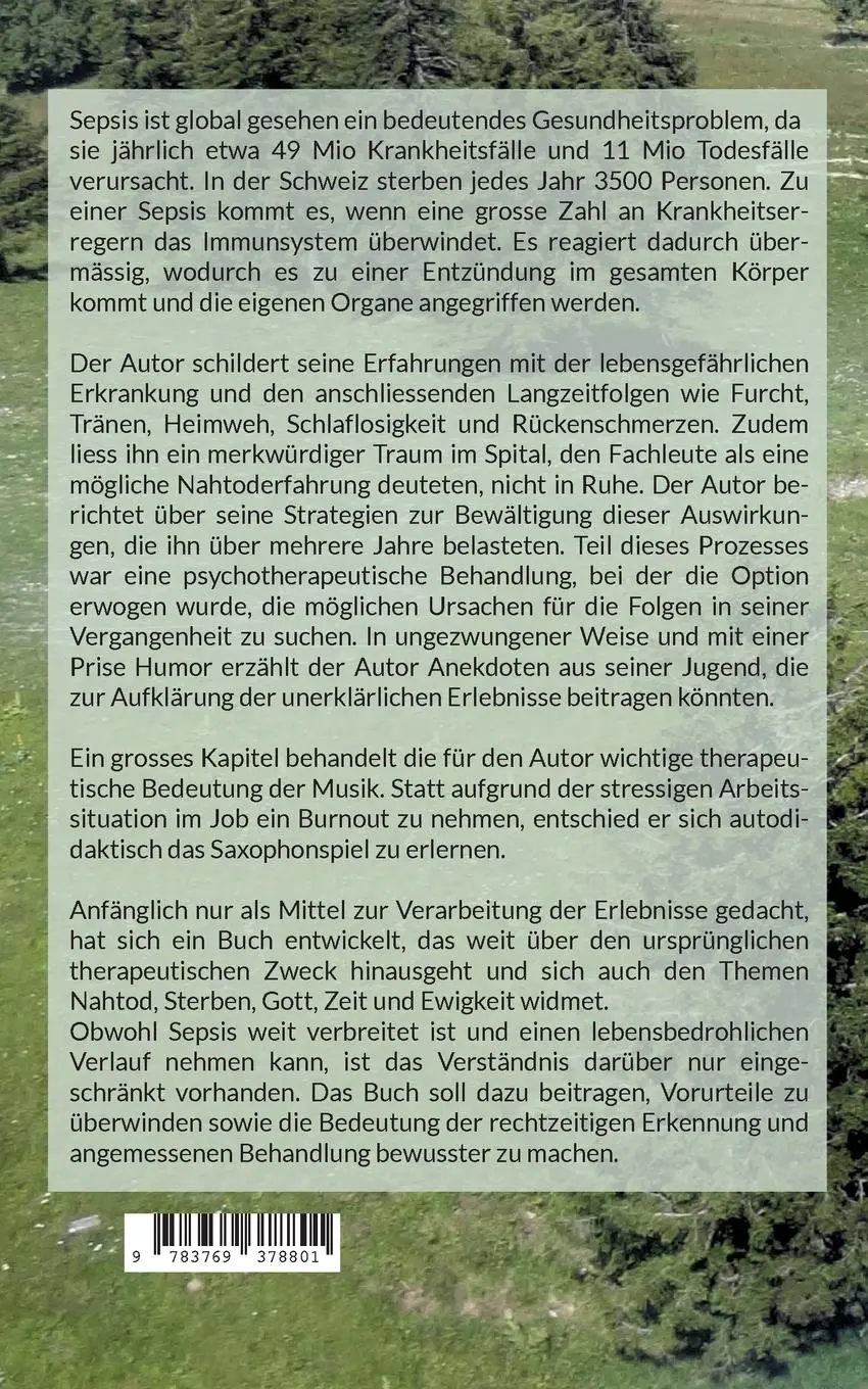 Rückseite: 9783769378801 | Erlebnis Sepsis | und mein Weg mit den Langzeitfolgen | Georg Sigrist
