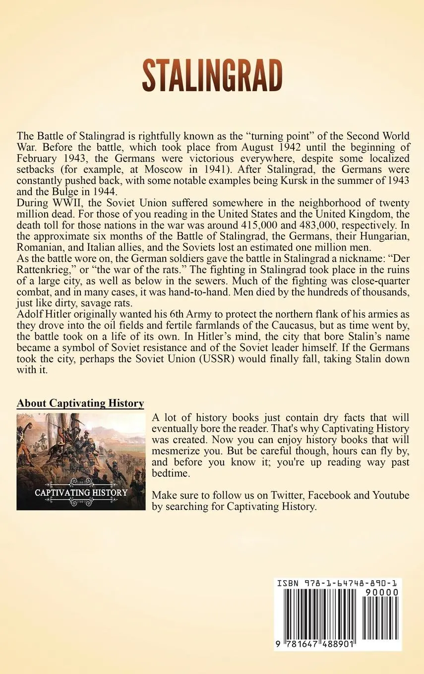 Rückseite: 9781647488901 | Stalingrad | Captivating History | Buch | Englisch | 2020