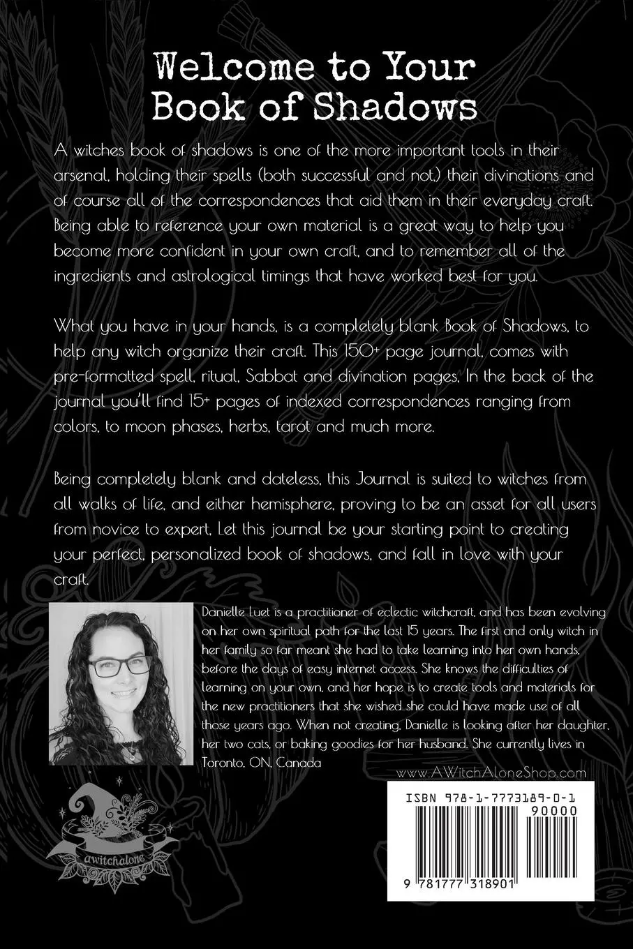 Rückseite: 9781777318901 | A Witch's Book of Shadows | D. E. Luet | Taschenbuch | Englisch | 2020