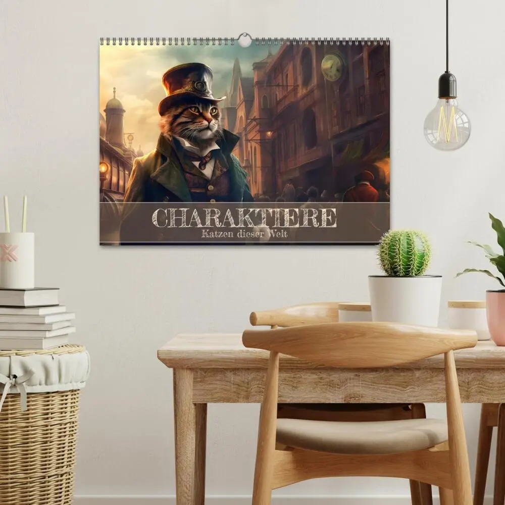 Bild: 9783383858901 | Charaktiere Katzen dieser Welt (Wandkalender 2025 DIN A3 quer),...