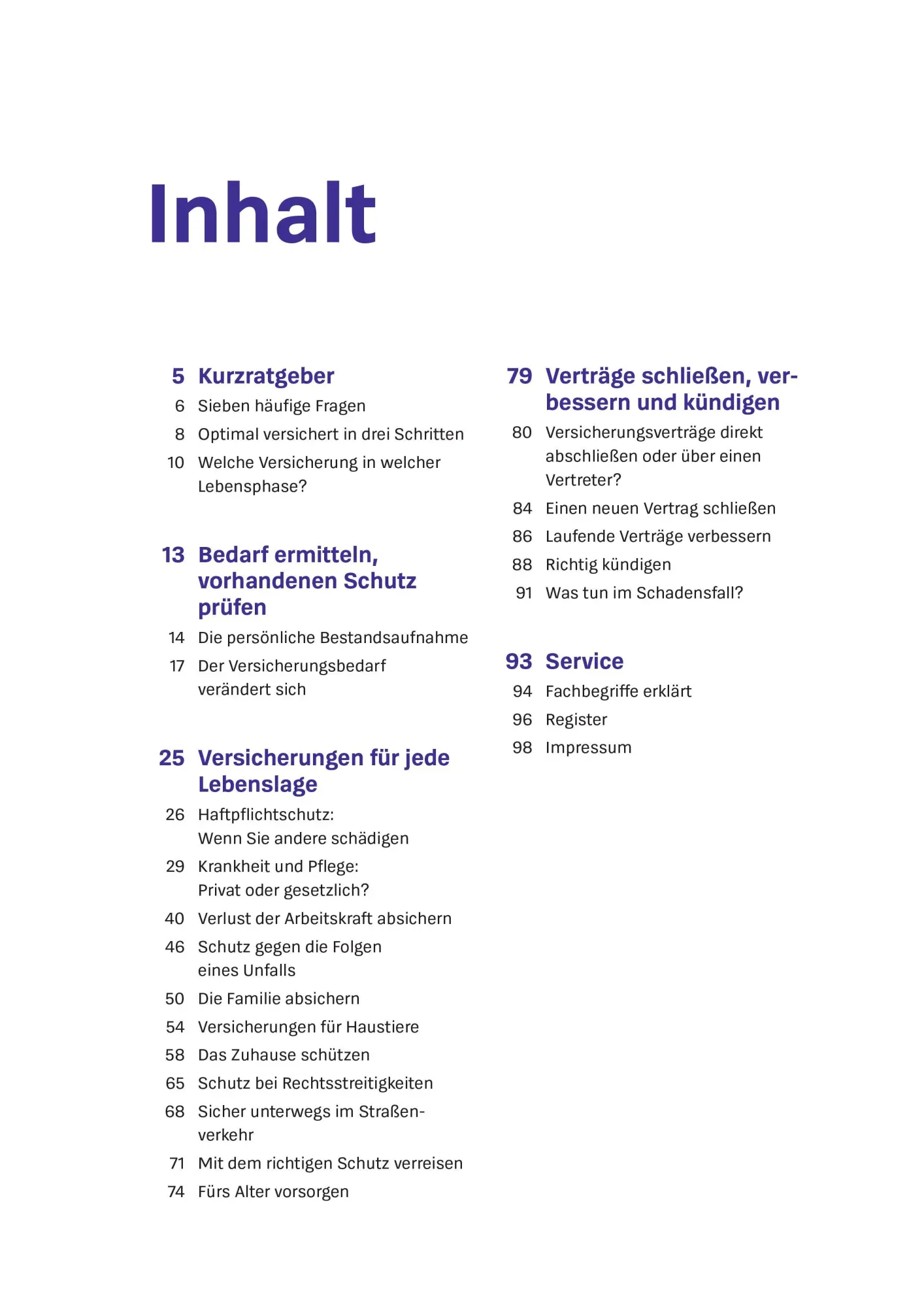 Bild: 9783747108901 | Das Versicherungs-Set | Stiftung Warentest | Taschenbuch | 144 S.