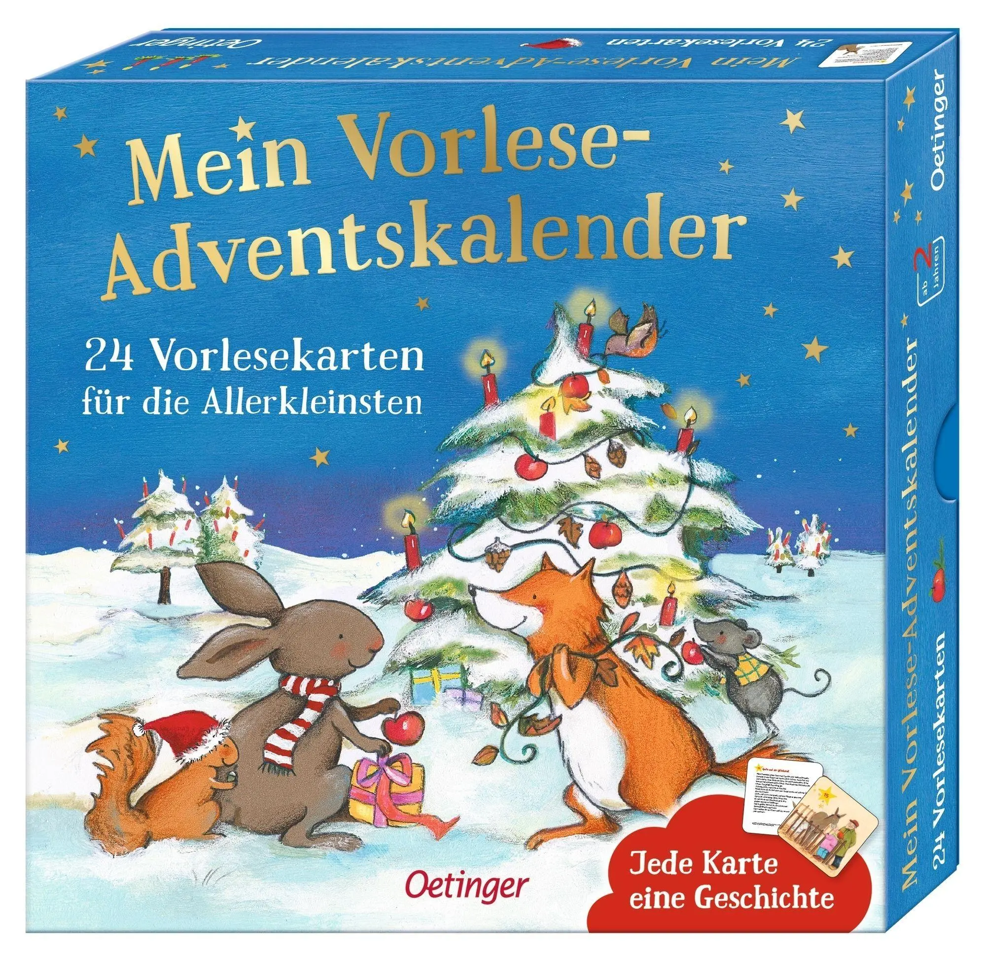 Cover: 9783751208901 | Mein Vorlese-Adventskalender | 24 Vorlesekarten für die Allerkleinsten