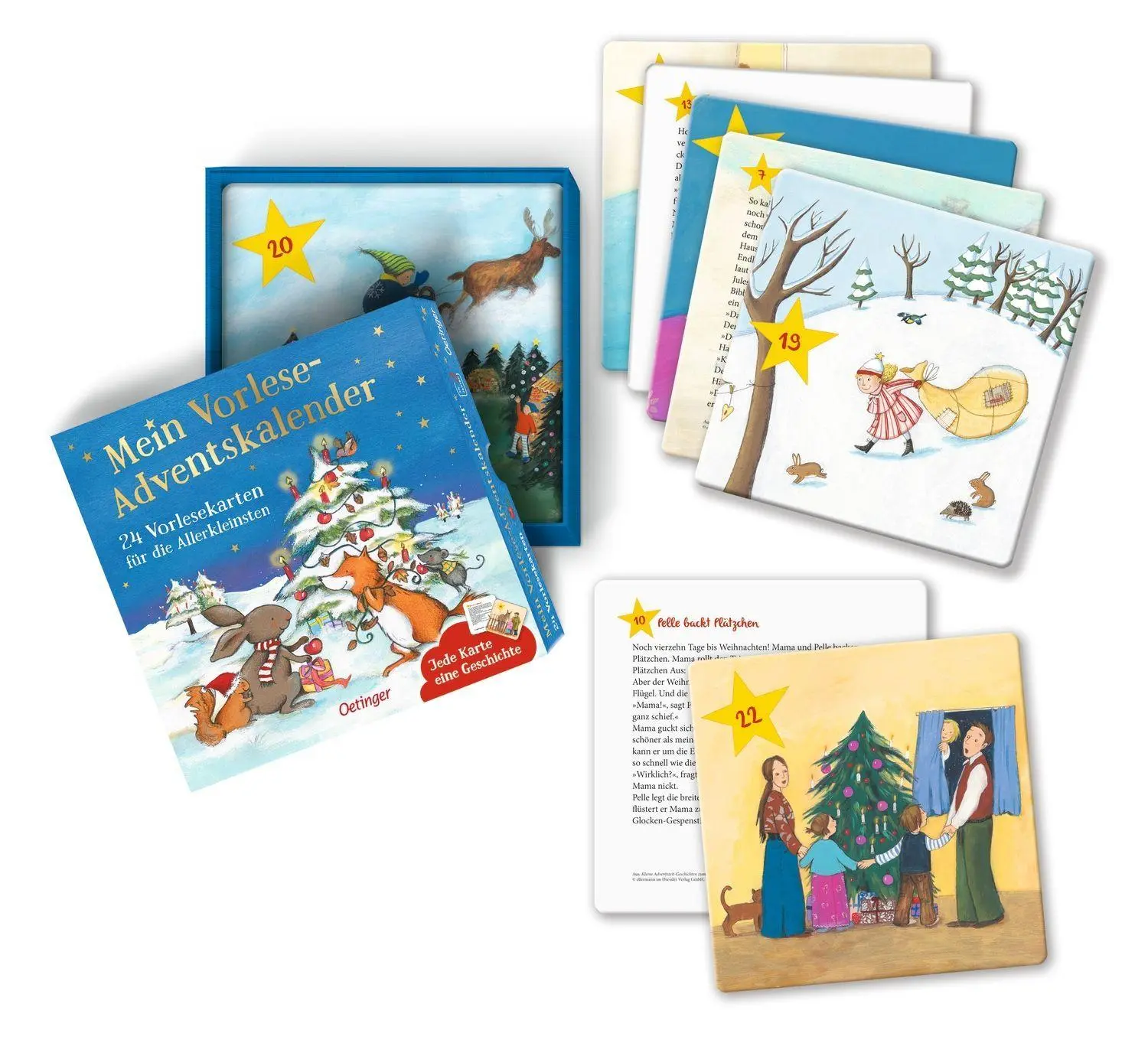 Bild: 9783751208901 | Mein Vorlese-Adventskalender | 24 Vorlesekarten für die Allerkleinsten