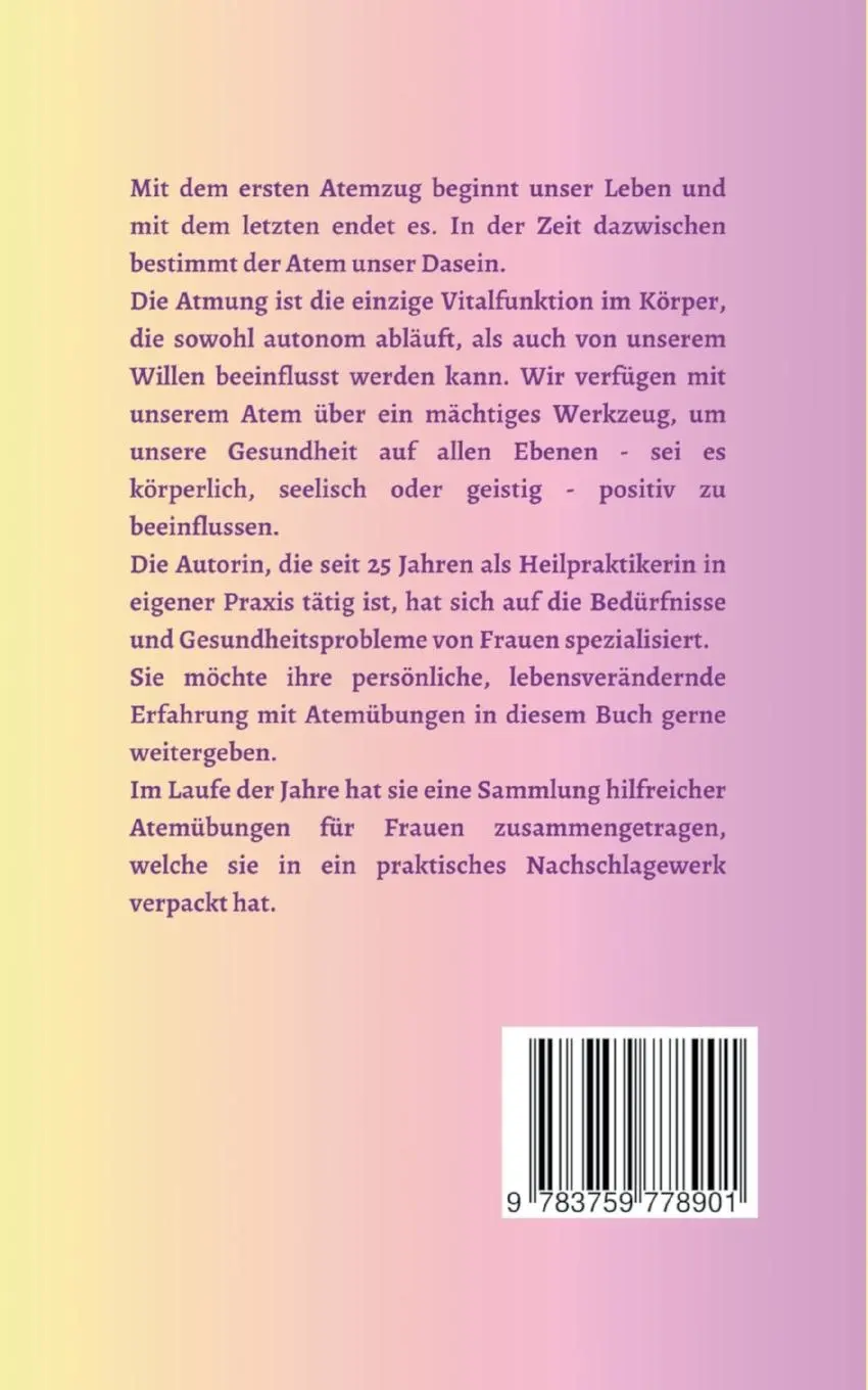 Rückseite: 9783759778901 | Das Atembuch für Frauen | Heike Brandt | Taschenbuch | Paperback