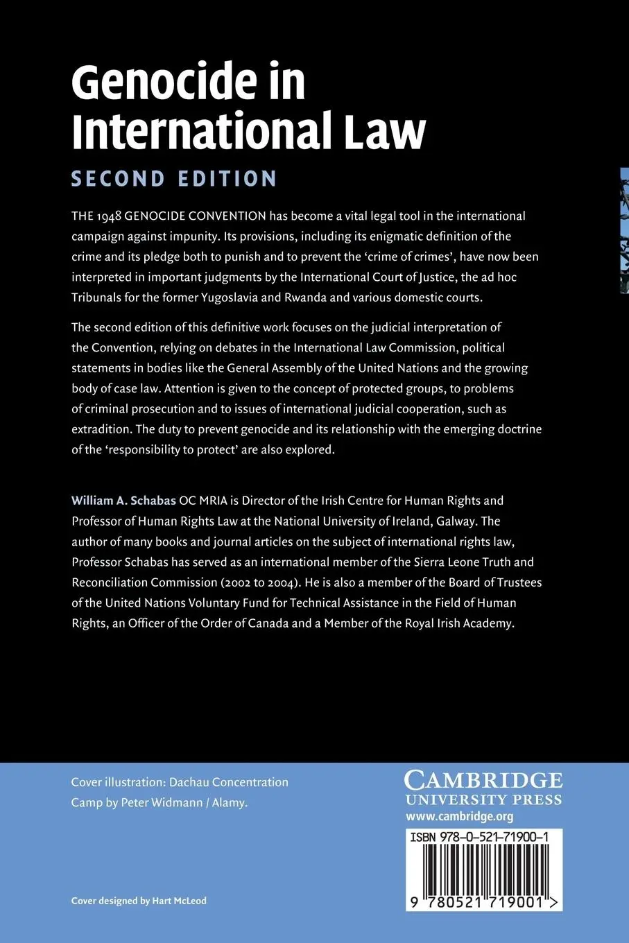 Rückseite: 9780521719001 | Genocide in International Law | The Crime of Crimes | Schabas | Buch