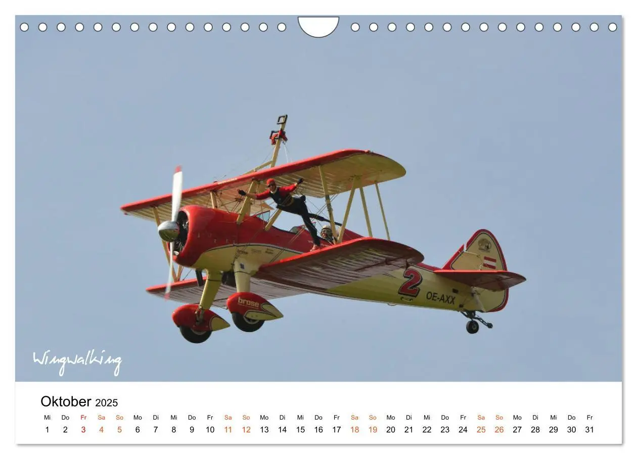 Bild: 9783435389001 | Die Faszination. Flugzeuge am Himmel (Wandkalender 2025 DIN A4...
