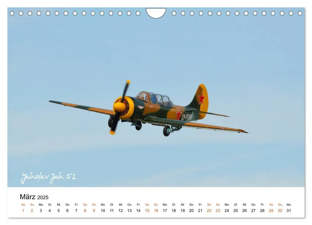 Bild: 9783435389001 | Die Faszination. Flugzeuge am Himmel (Wandkalender 2025 DIN A4...