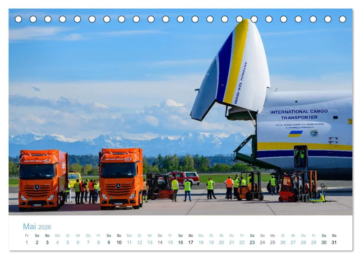 Bild: 9783457549001 | Antonov Airlines, Transportflugzeuge der Superlative (Tischkalender...