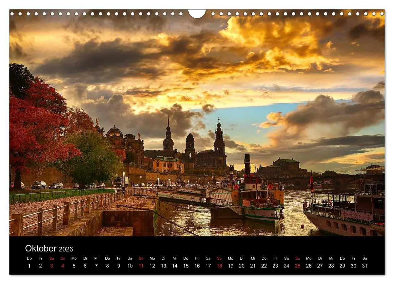 Bild: 9783457929001 | Dresden 2026 (Wandkalender 2026 DIN A3 quer), CALVENDO Monatskalender