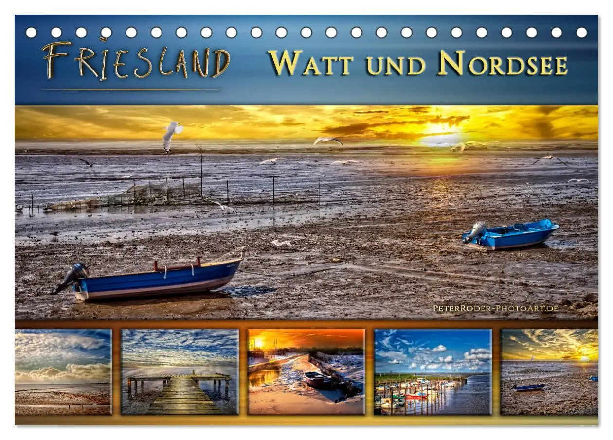 Cover: 9783516189001 | Friesland - Watt und Nordsee (Tischkalender 2026 DIN A5 quer),...