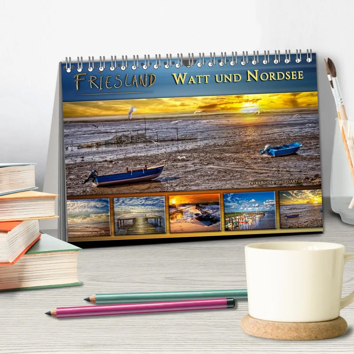 Bild: 9783516189001 | Friesland - Watt und Nordsee (Tischkalender 2026 DIN A5 quer),...