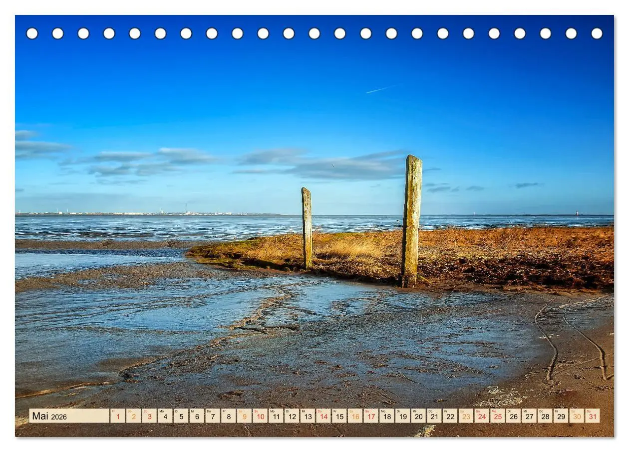 Bild: 9783516189001 | Friesland - Watt und Nordsee (Tischkalender 2026 DIN A5 quer),...
