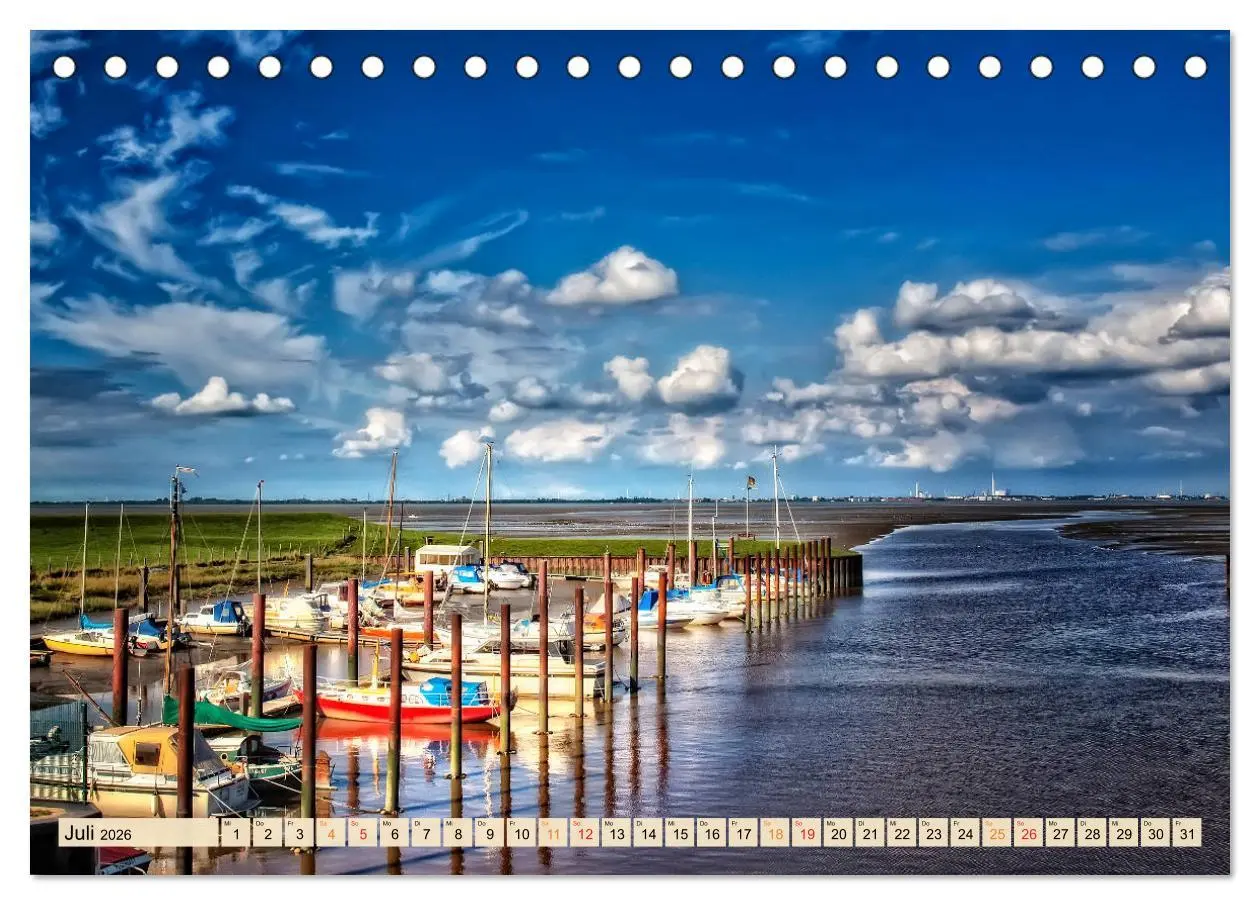 Bild: 9783516189001 | Friesland - Watt und Nordsee (Tischkalender 2026 DIN A5 quer),...