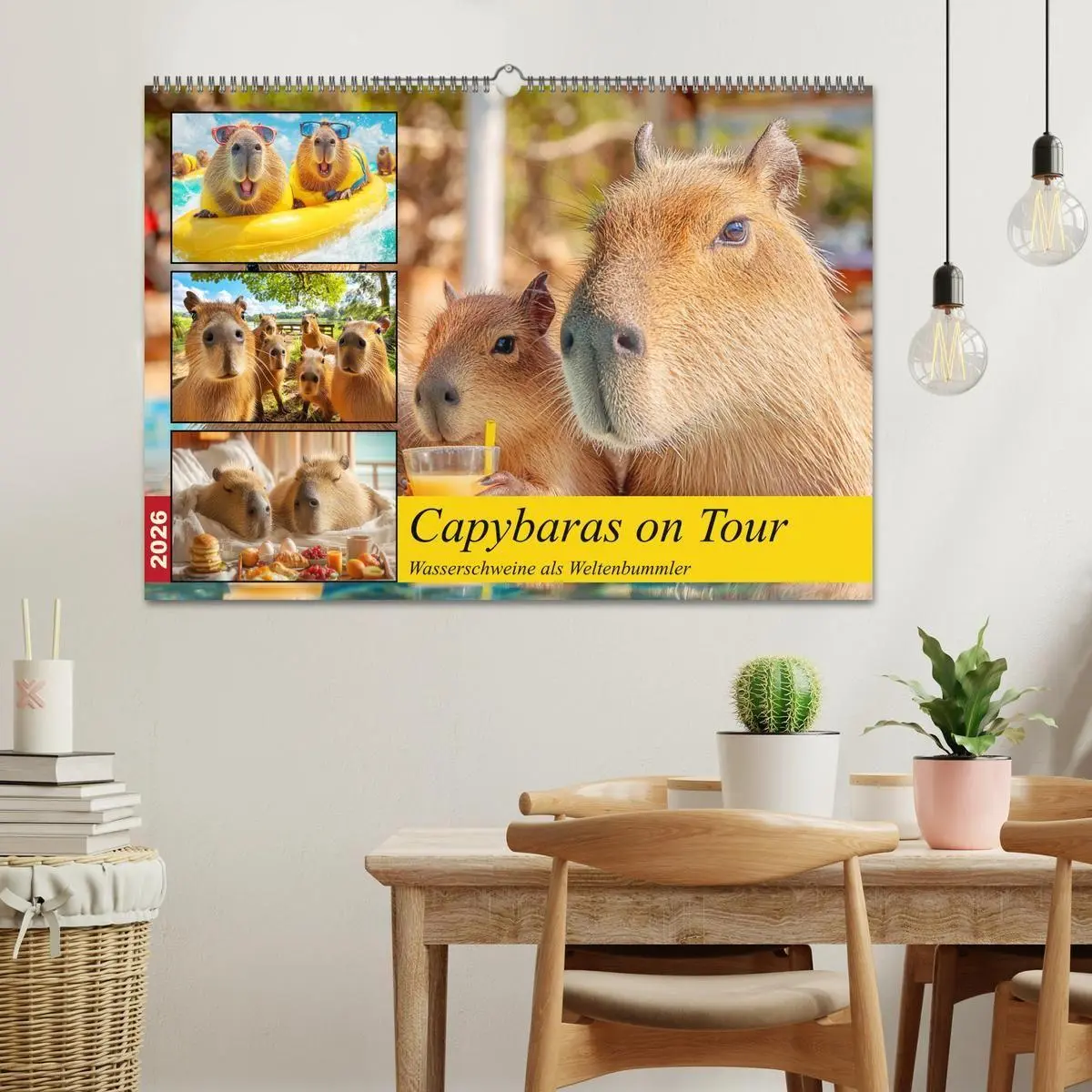 Bild: 9783516709001 | Capybaras on Tour. Wasserschweine als Weltenbummler (Wandkalender...
