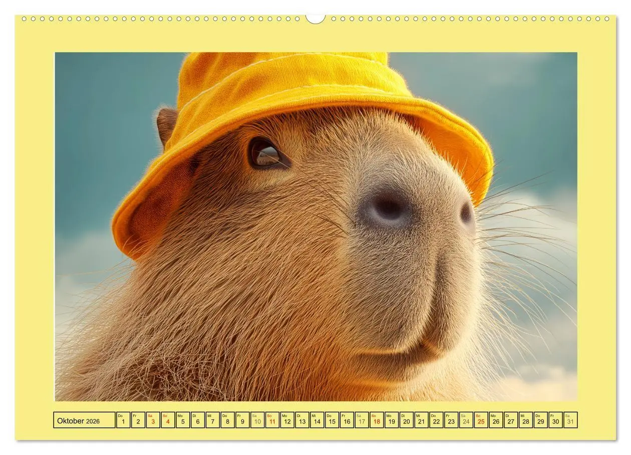 Bild: 9783516709001 | Capybaras on Tour. Wasserschweine als Weltenbummler (Wandkalender...