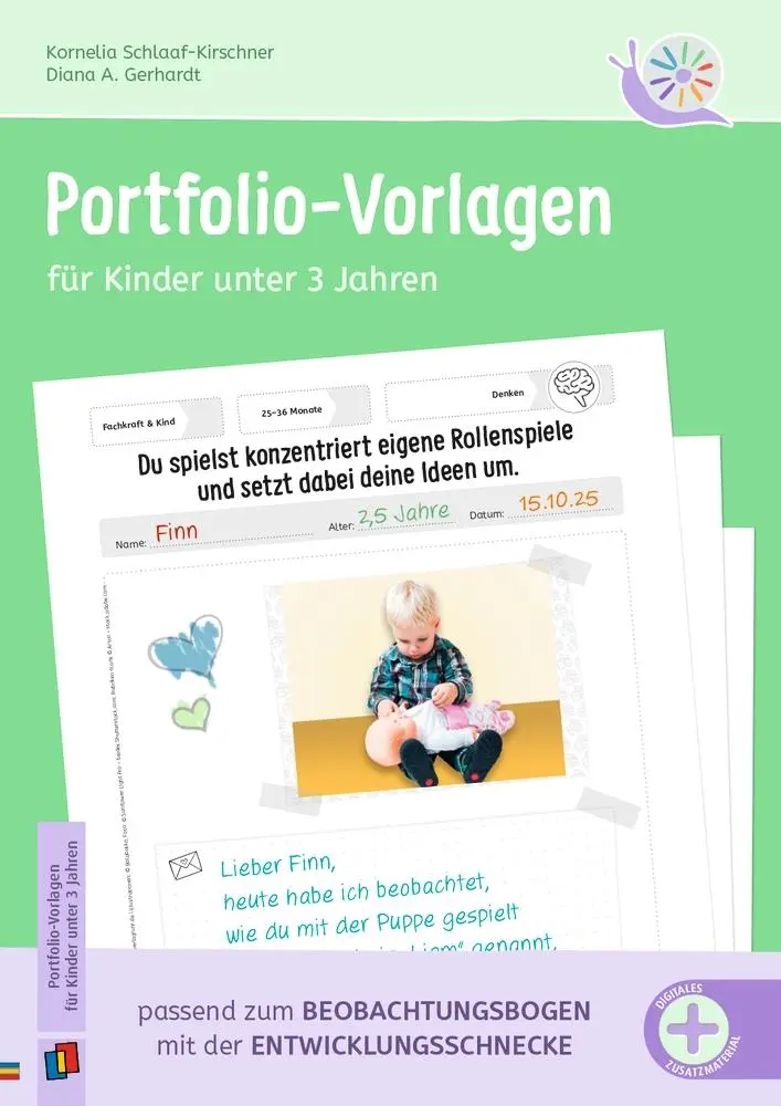 Cover: 9783834669001 | Portfolio-Vorlagen für Kinder unter 3 Jahren | Broschüre | 80 S.