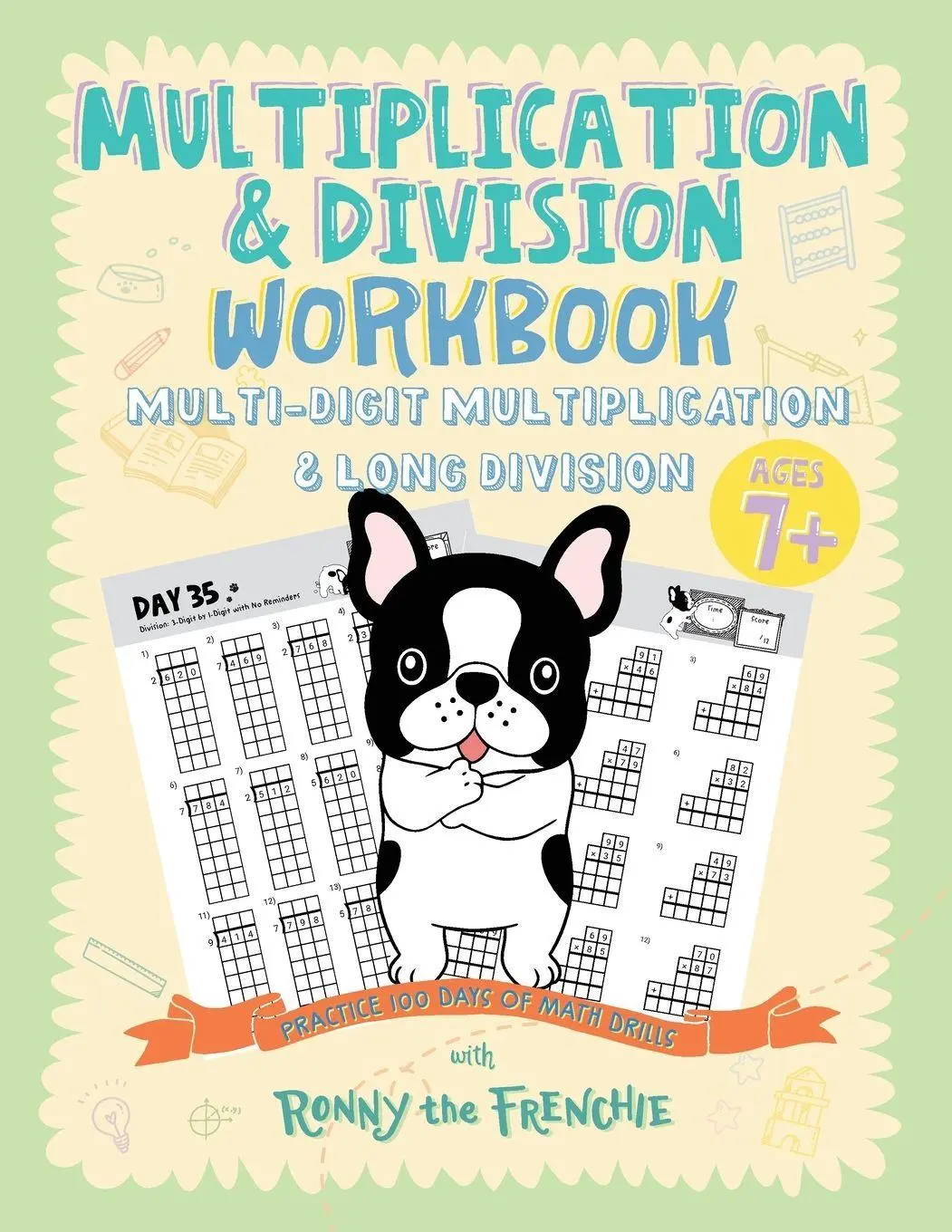 Cover: 9781923029101 | Multiplication &amp; Division Workbook - Multi-Digit Multiplication &amp;...
