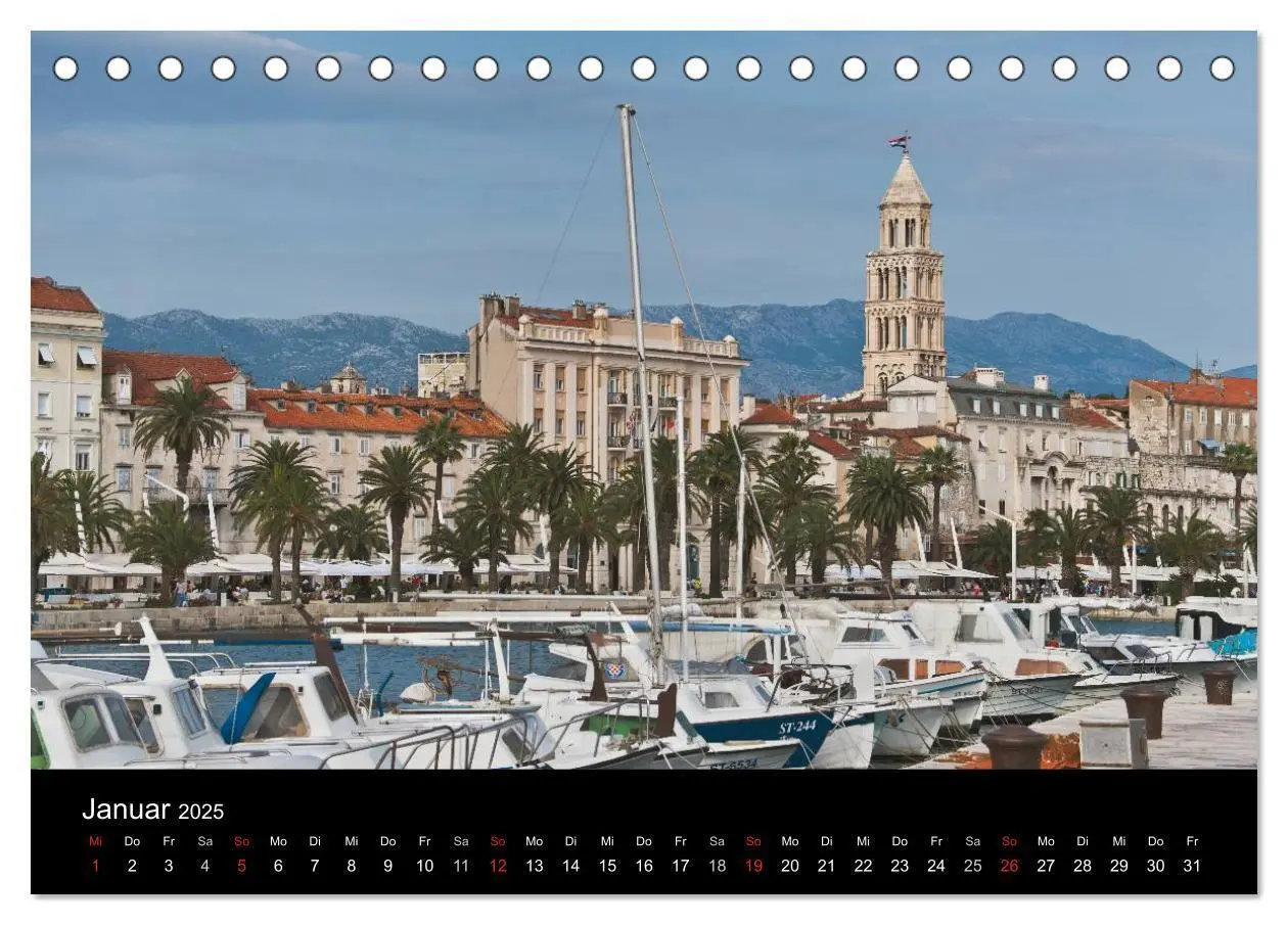 Bild: 9783435829101 | Grüße aus Kroatien (Tischkalender 2025 DIN A5 quer), CALVENDO...