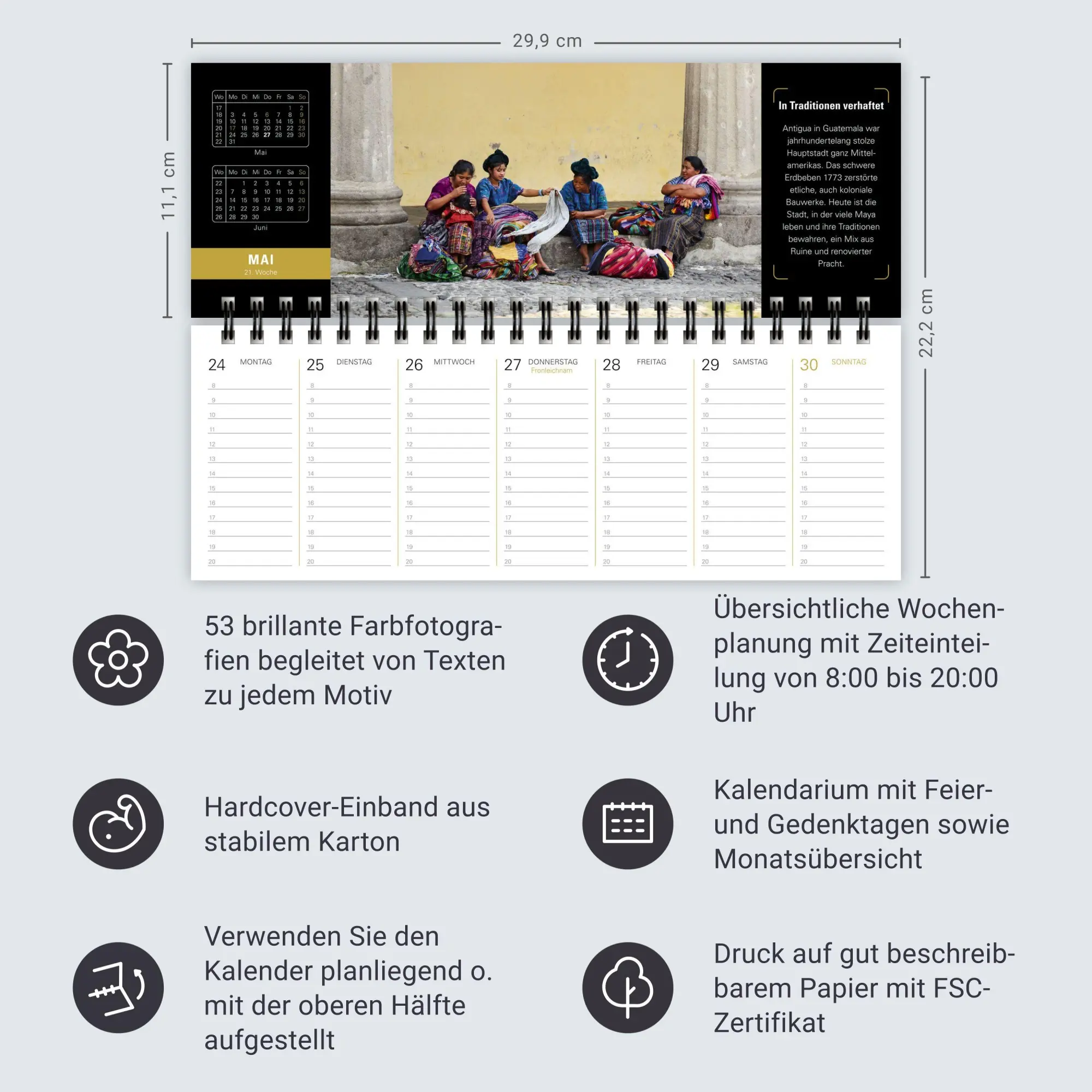 Bild: 9783840039201 | Eine Reise um die Welt Premium-Tischplaner 2027 - Wochenkalender...