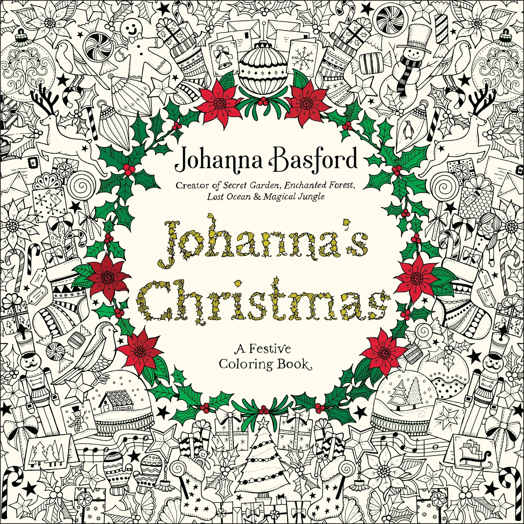 Cover: 9780143129301 | Johanna's Christmas | A Festive Coloring Book for Adults | Basford