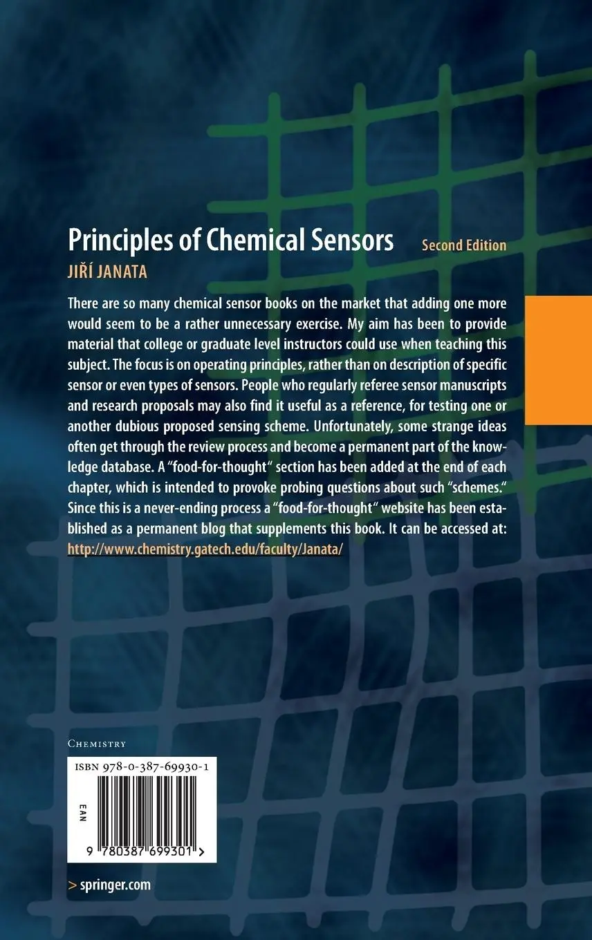 Rückseite: 9780387699301 | Principles of Chemical Sensors | Jiri Janata | Buch | xv | Englisch