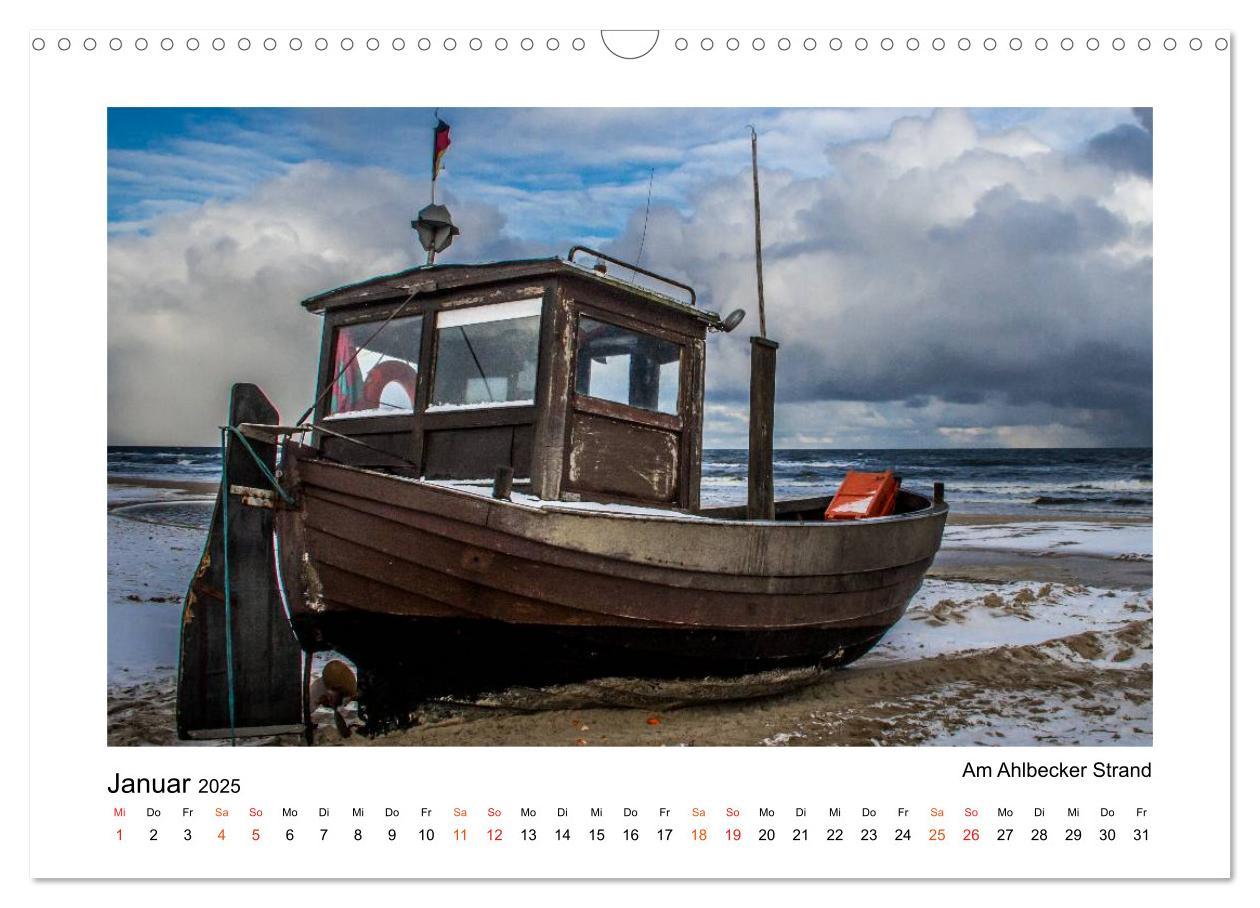 Bild: 9783435809301 | Bezauberndes Usedom (Wandkalender 2025 DIN A3 quer), CALVENDO...
