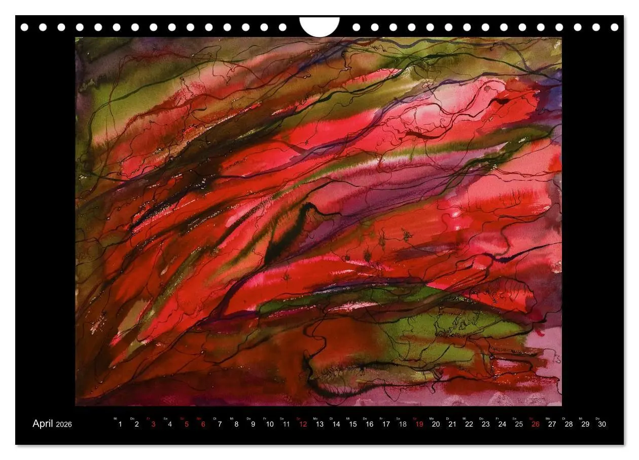 Bild: 9783516089301 | Feinste Aquarelle (Wandkalender 2026 DIN A4 quer), CALVENDO...