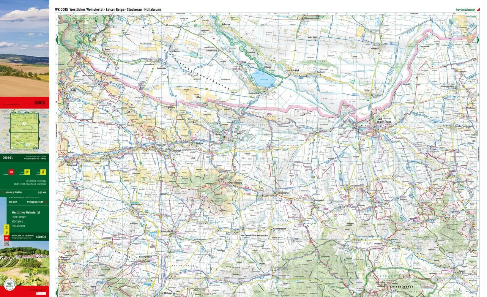 Bild: 9783707919301 | freytag &amp; berndt Wanderkarte WK 0015 Westliches Weinviertel, Leiser...