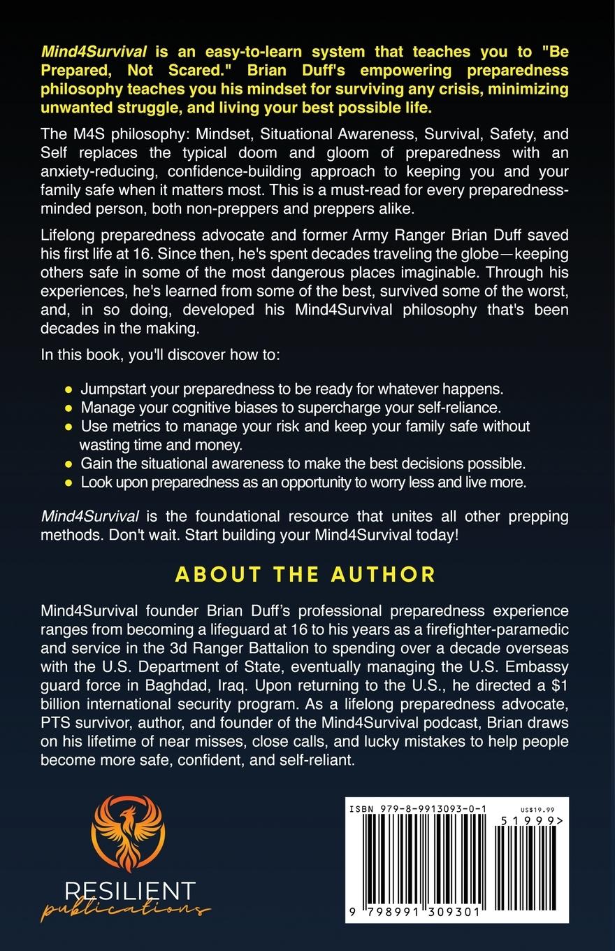 Rückseite: 9798991309301 | Mind 4 Survival | Brian Duff | Taschenbuch | Englisch | 2025