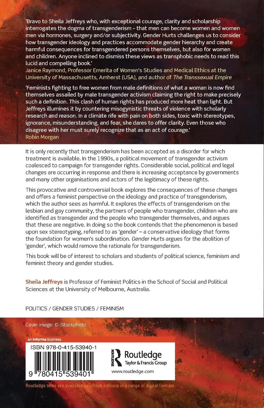 Rückseite: 9780415539401 | Gender Hurts | A Feminist Analysis of the Politics of Transgenderism