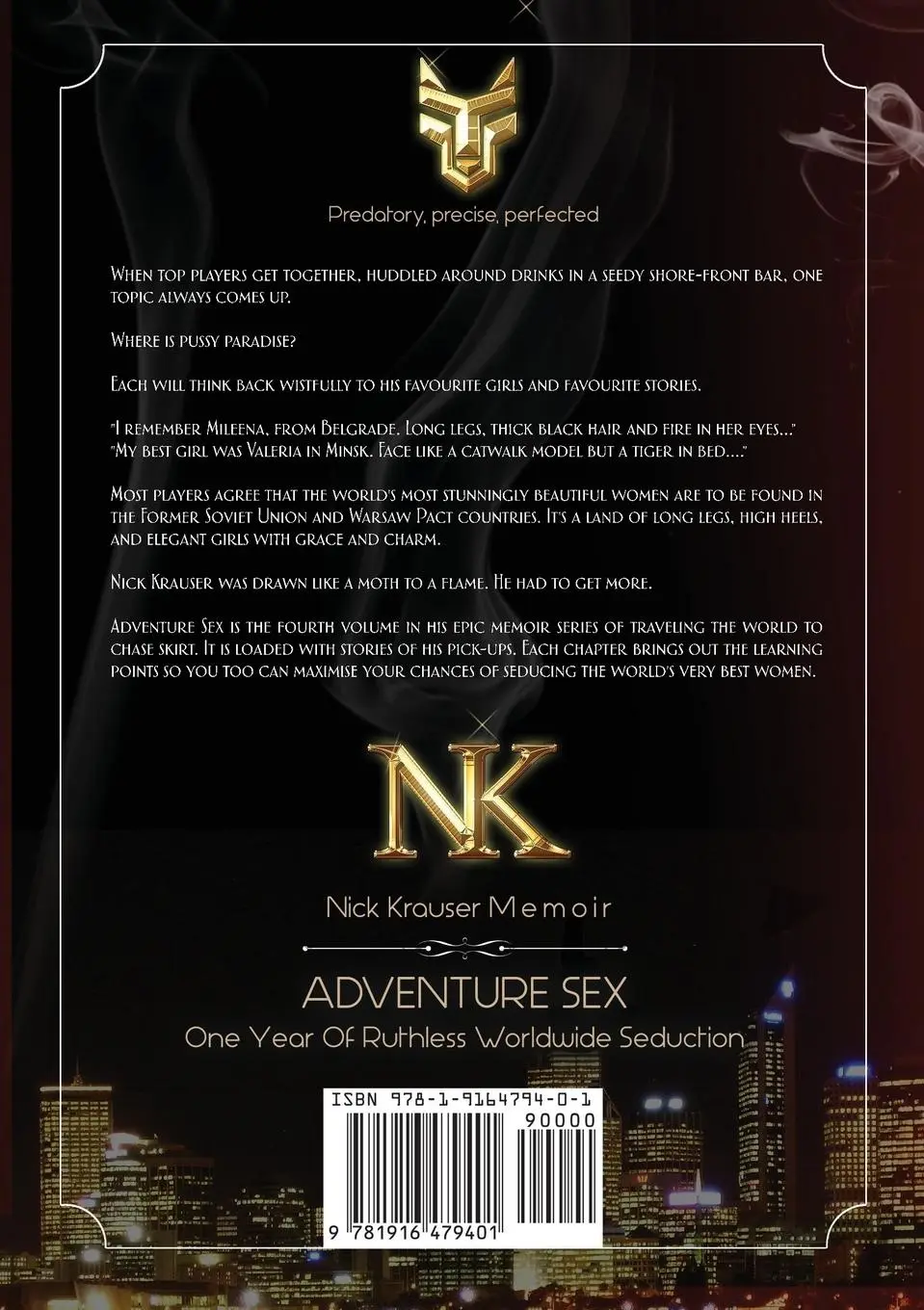 Rückseite: 9781916479401 | Adventure Sex | Nick Krauser | Taschenbuch | Englisch | 2018