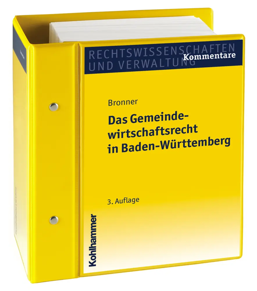 Cover: 9783170169401 | Das Gemeindewirtschaftsrecht in Baden-Württemberg, Kommentar | 1772 S.