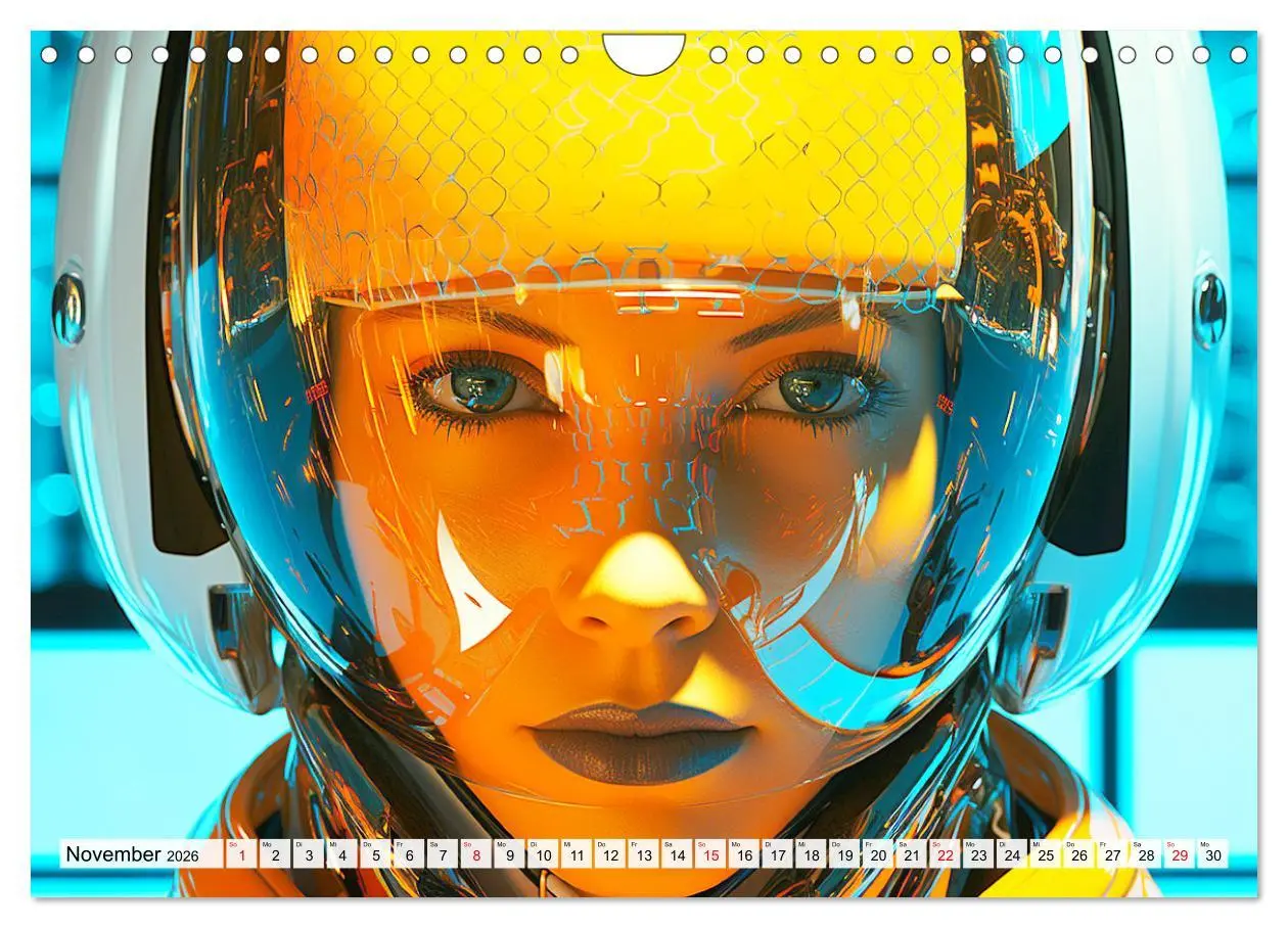 Bild: 9783457369401 | Roboter Portraits. Zukunft und Visionen (Wandkalender 2026 DIN A4...