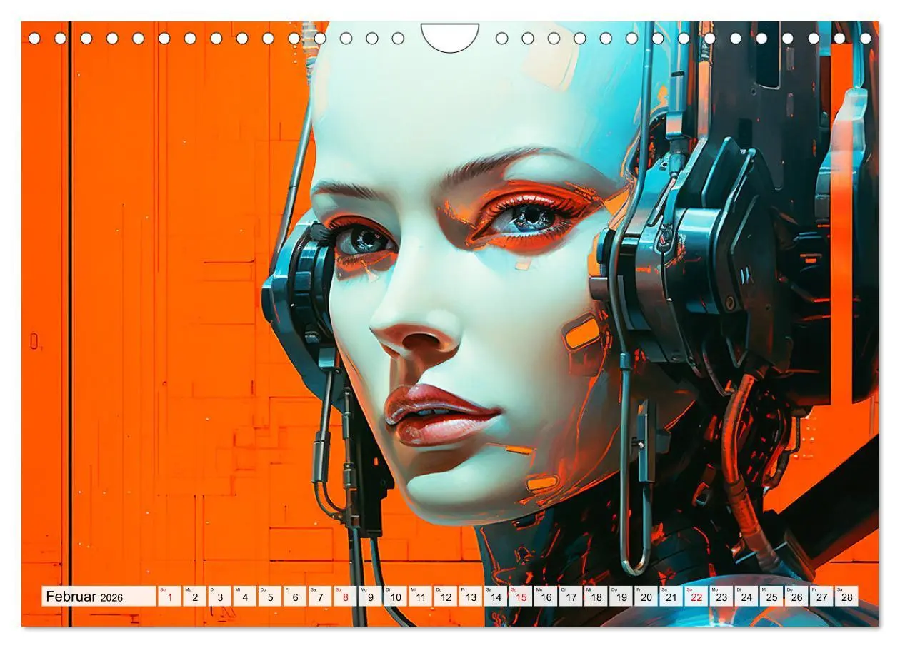 Bild: 9783457369401 | Roboter Portraits. Zukunft und Visionen (Wandkalender 2026 DIN A4...