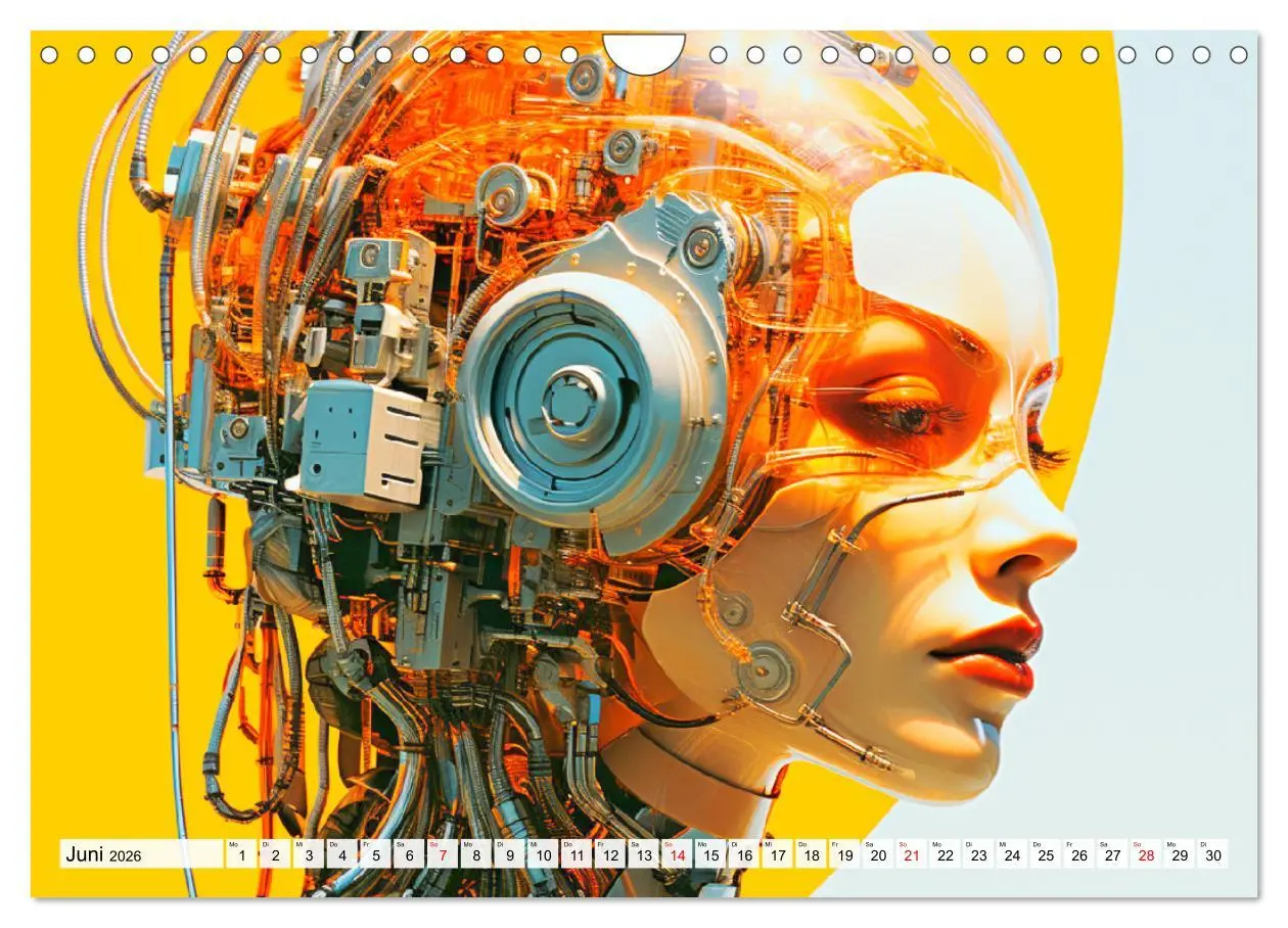 Bild: 9783457369401 | Roboter Portraits. Zukunft und Visionen (Wandkalender 2026 DIN A4...