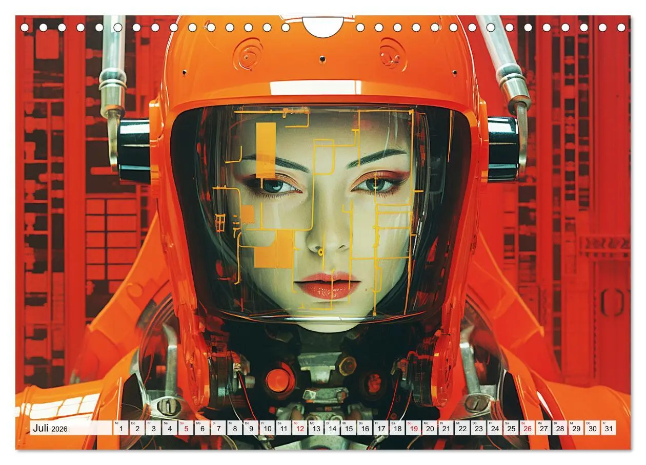 Bild: 9783457369401 | Roboter Portraits. Zukunft und Visionen (Wandkalender 2026 DIN A4...