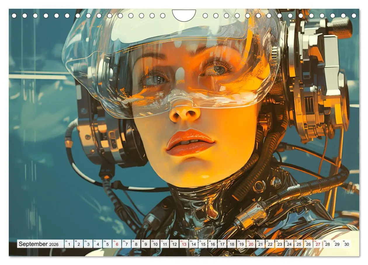 Bild: 9783457369401 | Roboter Portraits. Zukunft und Visionen (Wandkalender 2026 DIN A4...