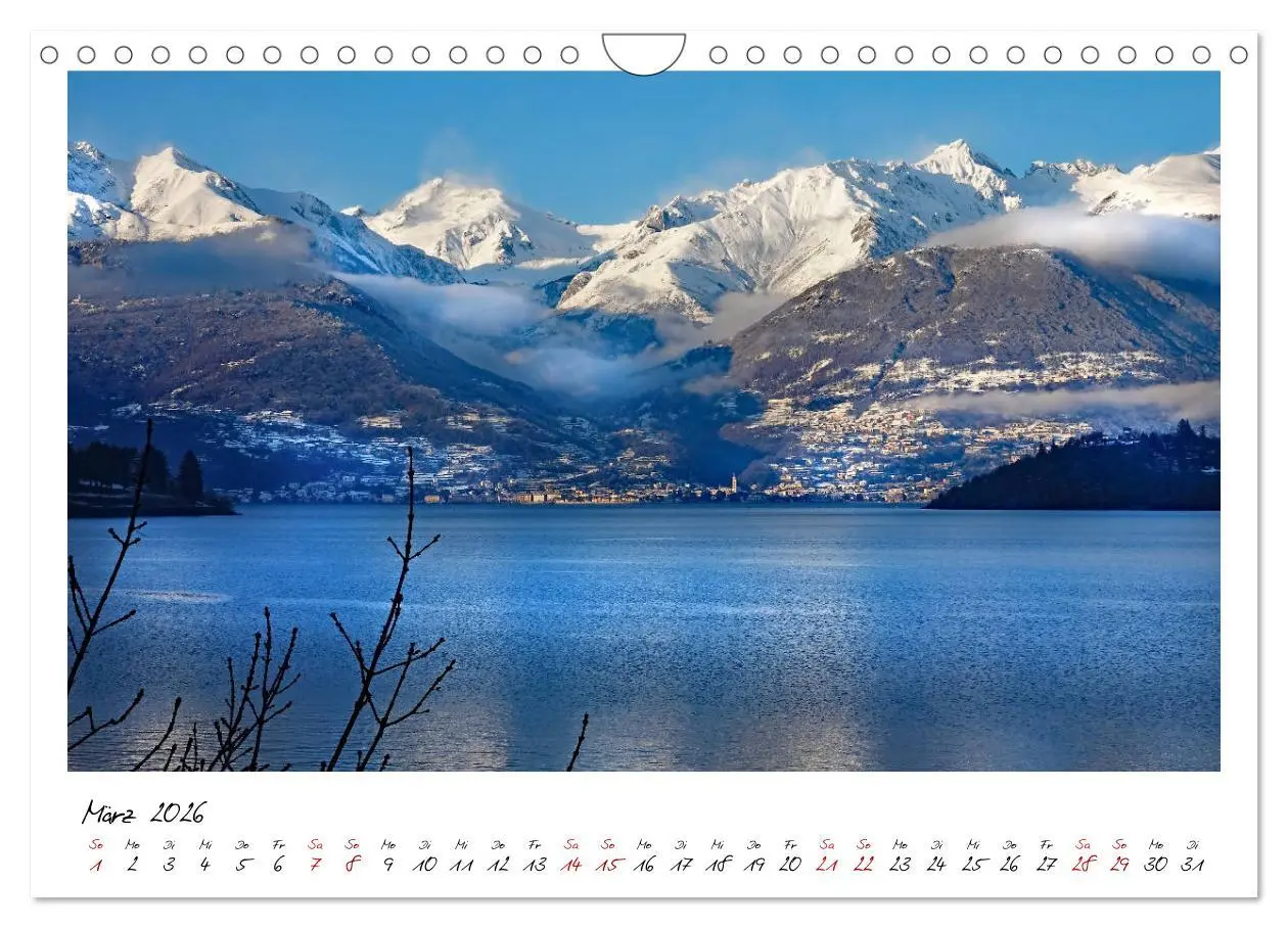 Bild: 9783457679401 | Der schöne Norden des Lago di Como (Wandkalender 2026 DIN A4 quer),...