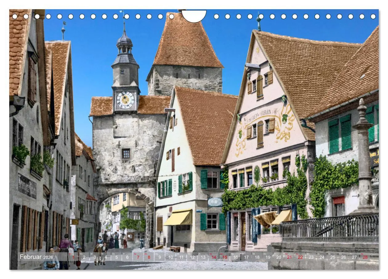 Bild: 9783457819401 | Rothenburg ob der Tauber um das Jahr 1900 - Fotos neu koloriert...