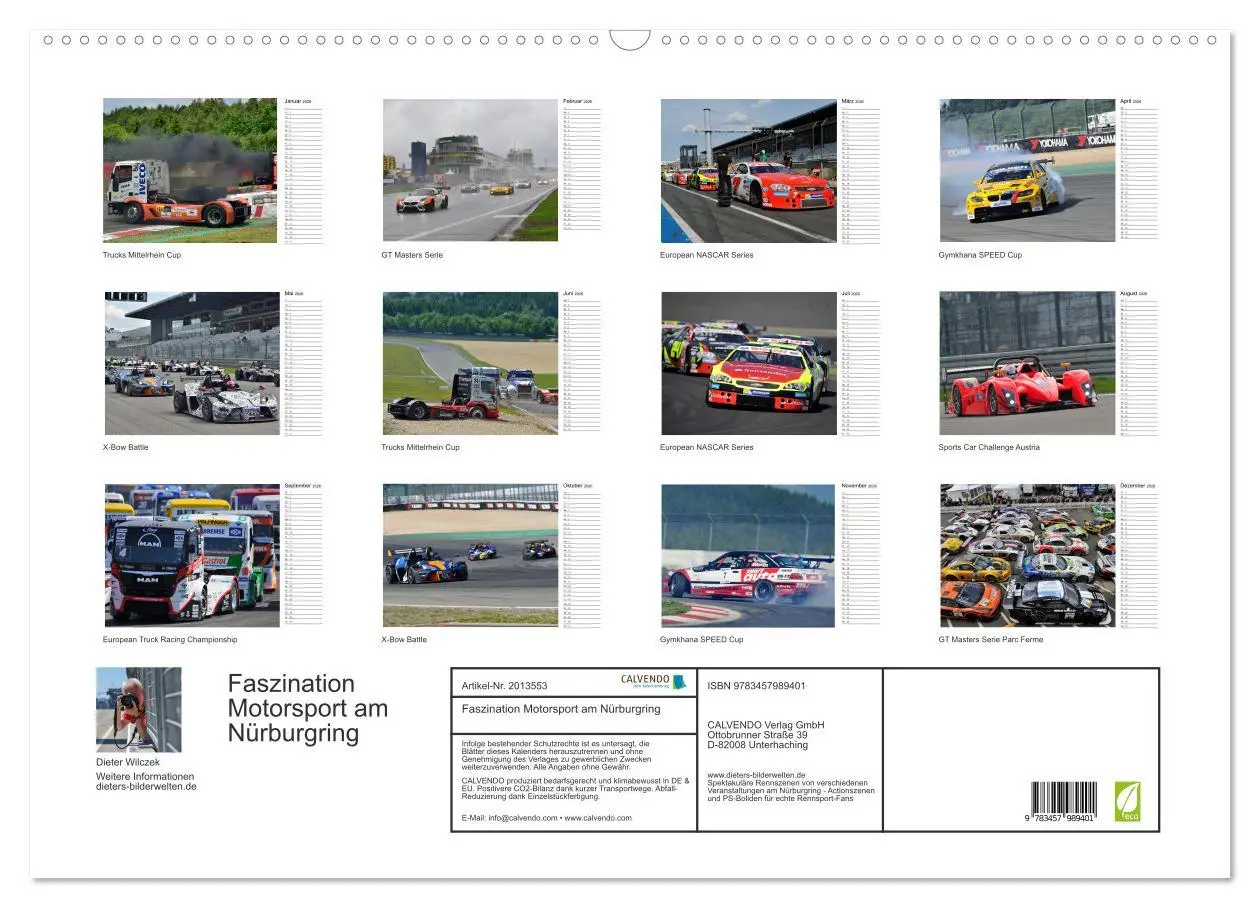 Bild: 9783457989401 | Faszination Motorsport am Nürburgring (Wandkalender 2026 DIN A2...