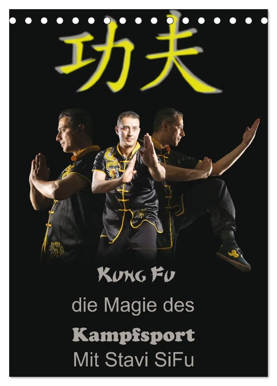 Cover: 9783516459401 | Kung Fu, Martial Art (Tischkalender 2026 DIN A5 hoch), CALVENDO...
