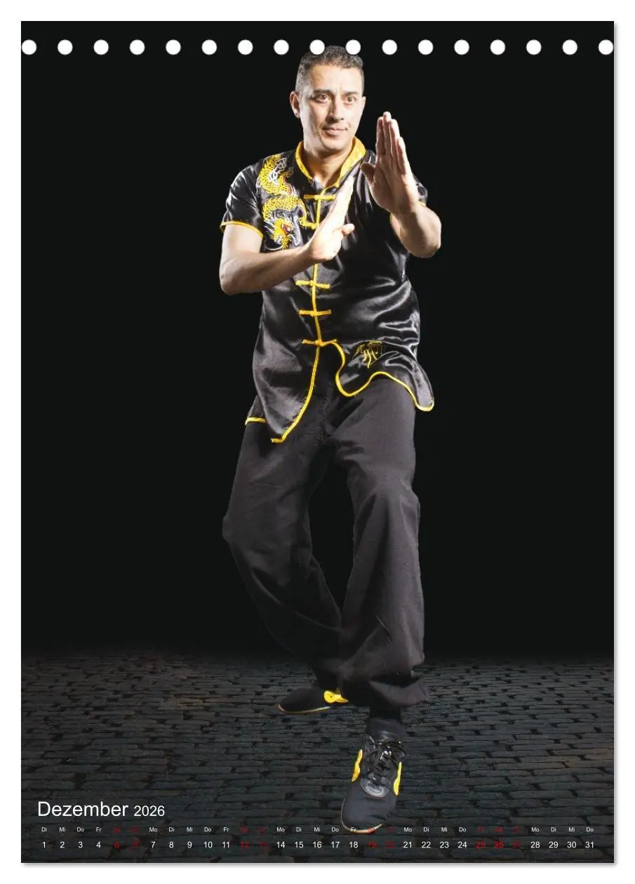 Bild: 9783516459401 | Kung Fu, Martial Art (Tischkalender 2026 DIN A5 hoch), CALVENDO...